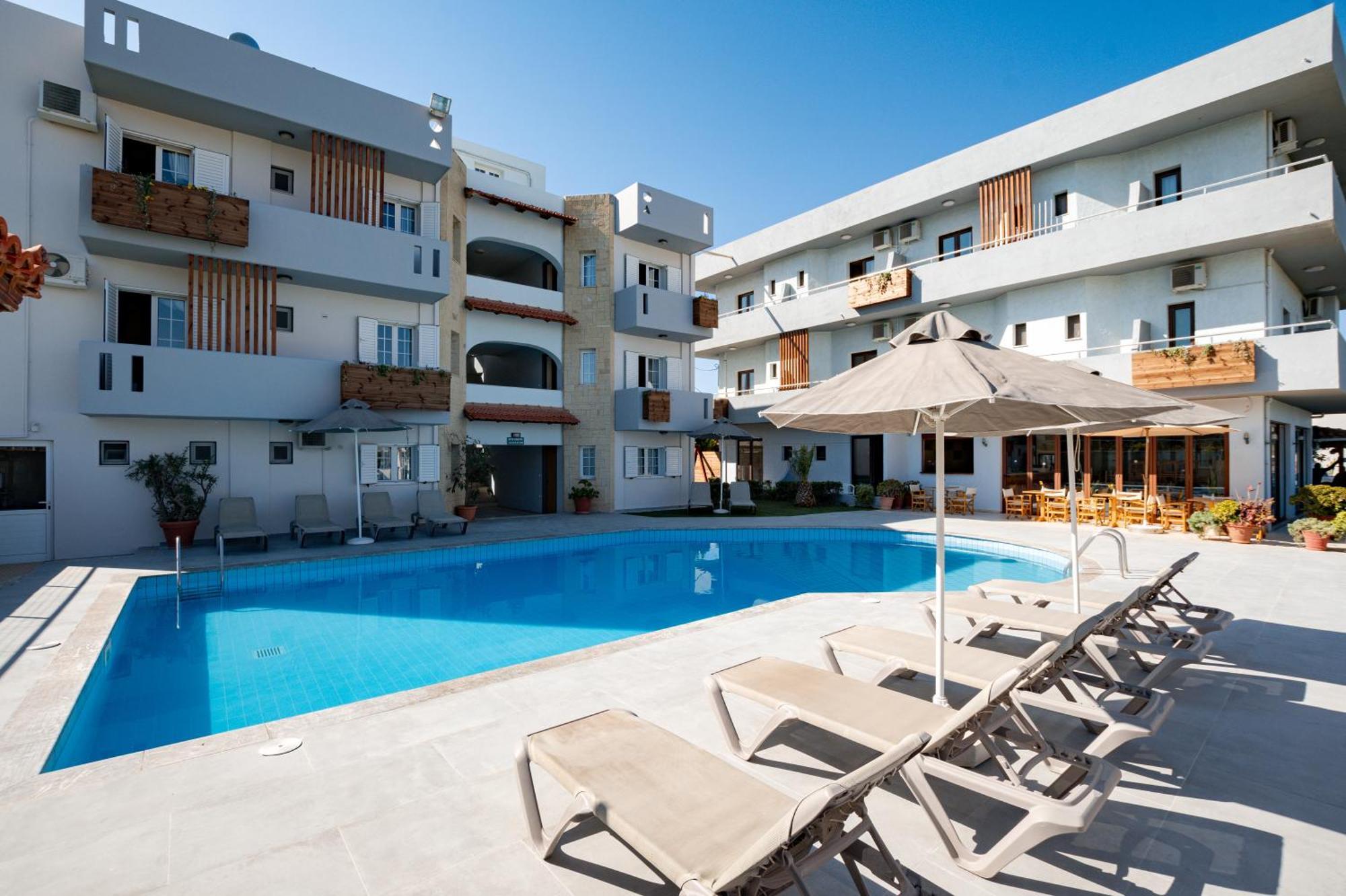 Dimitra Hotel & Apartments By Omilos Hotels Kokkini Hani Buitenkant foto