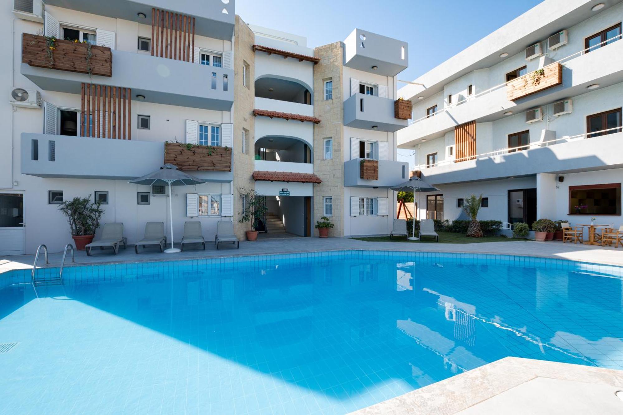 Dimitra Hotel & Apartments By Omilos Hotels Kokkini Hani Buitenkant foto